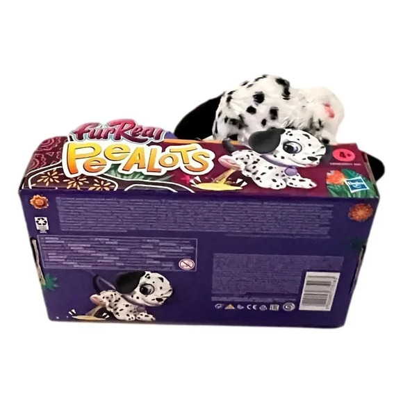 Furreal  Puppy with Leash Peesalot Walk Your Puppy Black White New in Box - Picture 4 of 5